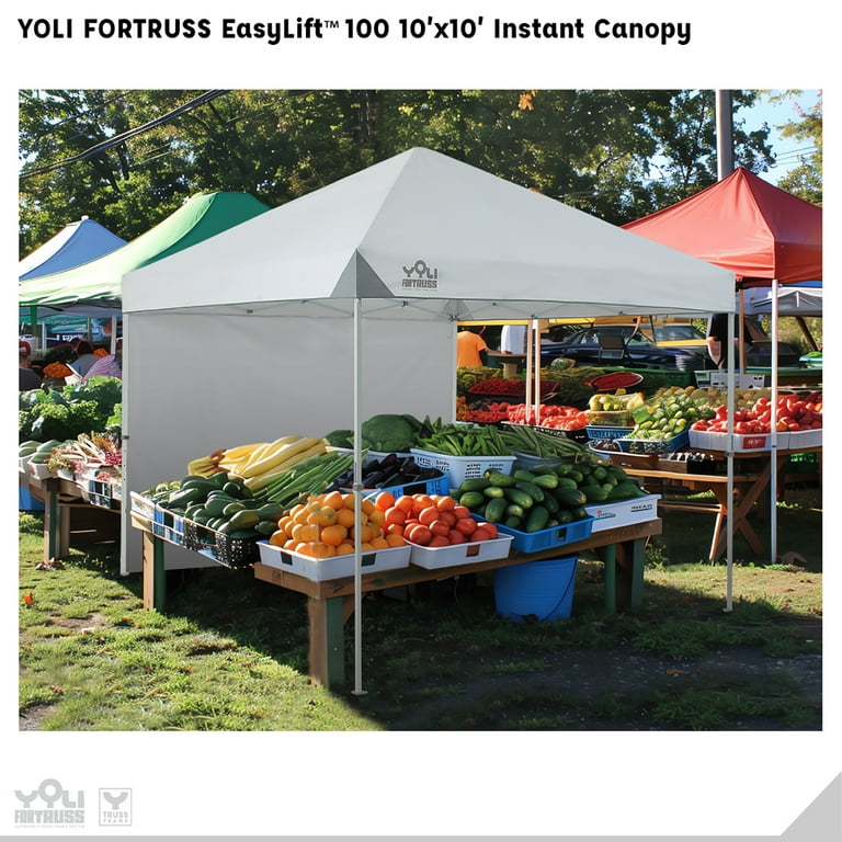YOLI FORTRUSS EasyLift 100 10'x10' Instant Canopy with