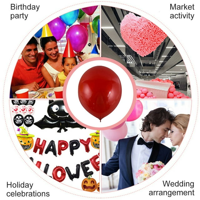 VONKY 40pcs Party Balloon Set Home Decorative Latex Balloon Pool Party Birthday Wedding Decoration