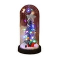 thumbnail image 2 of Ganfancp Árbol de Navidad Adornos de Escritorio Luz de Noche Brillante Escena de Navidad Diseño Cubierta de Cristal Decoración Regalo de Navidad Artículos En Liquidación 1 X Luz Nocturna de Sobremesa, 2 of 6