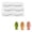 White, variant on ANXPTIME Christmas Theme Nutcrackers Shape Silicone Mould For Dessert And Party Treats