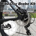 thumbnail image 2 of Front & Rear Disc Brake Set, High-Sensitivity Hydraulic System, Easy Mount for Folding Bikes and Mountain Bikes(Black1,1set), 2 of 8