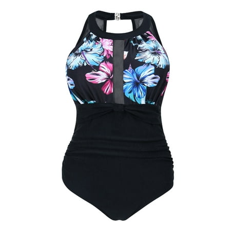 Women's Summer Plus Size Monokini One Piece Swimsuits Swimwear Boho ...