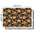 thumbnail image 5 of Rustic Fall Placemats Set of 6, Durable Linen Table Mats with Pumpkin and Turkey Pattern, Machine Washable Heat Resistant Autumn Dining Table Mats, 5 of 5