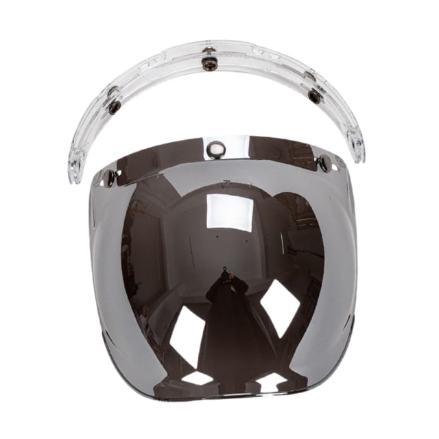 Visera repuesto para cascos, accesorios transparentes, fácil instalar, cubierta facial para cascos, lente para entusiastas las motocicletas. Plata