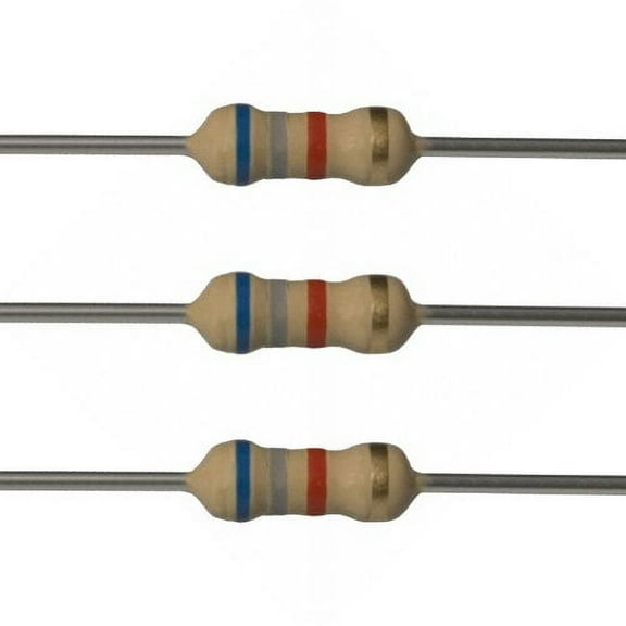 E-Projects 100EP5126K80 6.8k Ohm Resistors, 1/2 W, 5% (Pack of 100)