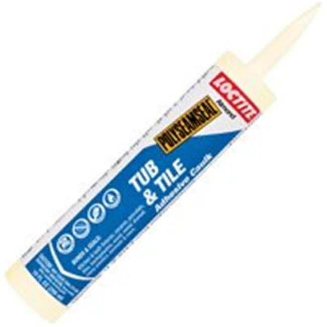 Tub and Tile Caulk Almond 10Oz Henkel Consumer Adhesives Tub and Tile
