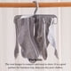thumbnail image 3 of Cateissary Colgador de ropa de plástico giratorio de 360 ​​grados, gancho de secado de vestidos, bolsillo de viaje portátil, estante organizador de Almacenamiento y organización del hogar Beige Cateissary HA065375-03B, 3 of 6