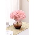 thumbnail image 3 of Hydrangea Silk Flowers Heads Blush Pack de 5 flores de hortensia completas artificiales con tallos para bodas Home Party Shop Baby Shower Decor Sincero Juguete, 3 of 5