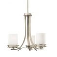 thumbnail image 2 of 1671NI Kichler Lighting Hendrik - 3 light Chandelier - with Soft Contemporary inspirations - 16.75 inches tall by 19 inches wide-Brushed Nickel Finish, 2 of 2