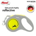 thumbnail image 3 of Flexi New Neon Small Tape Retractable Dog Leash, 16 ft, Black/Neon (For Dogs up to 33 lbs), 3 of 6