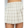 thumbnail image 2 of Plaid Pleated Mini Skorts, 2 of 4