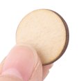 thumbnail image 2 of Wooden Slices Round Shape DIY Gift Craft Decor Accessories Beige 20mm Dia 50pcs, 2 of 5