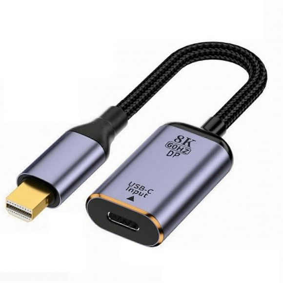 USB-C to Mini Displayport Adapter Converter USB-C Type C Female Source to Mini Displayport 1.4 8K 60hz for Tablet Phone