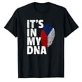 thumbnail image 1 of AALJY IT'S IN MY DNA Czechia Czech Republic Flag Pride Roots Gift T-Shirt, 1 of 5