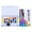 C, variant on PEONAVET Metallic Watercolor Watercolor Paint Set Paints Watercolor Water Brush Paint Set