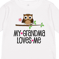 thumbnail image 4 of Inktastic Grandma Loves Me Girls Owl Girls Long Sleeve Toddler T-Shirt, 4 of 5