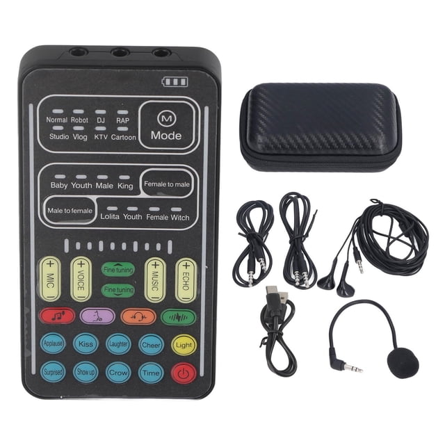 Cambiador de voz PUSOKEI portátil Bluetooth con efectos de sonido