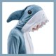 thumbnail image 2 of Pijama onesie DKRUW, disfraz de tiburón para Halloween, cosplay, adulto, 2 of 6