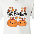 thumbnail image 4 of Inktastic Big Brother Pumpkins with Fall Leaves Youth T-Shirt, 4 of 5