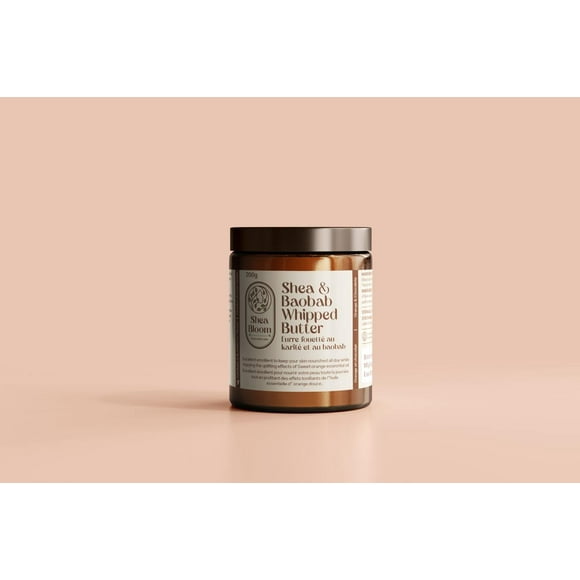 Shea & Baobab Whipped Butter – 200 gm | Deep Hydration | Soft Glow | Natural Nourishment | Shea Bloom Brand