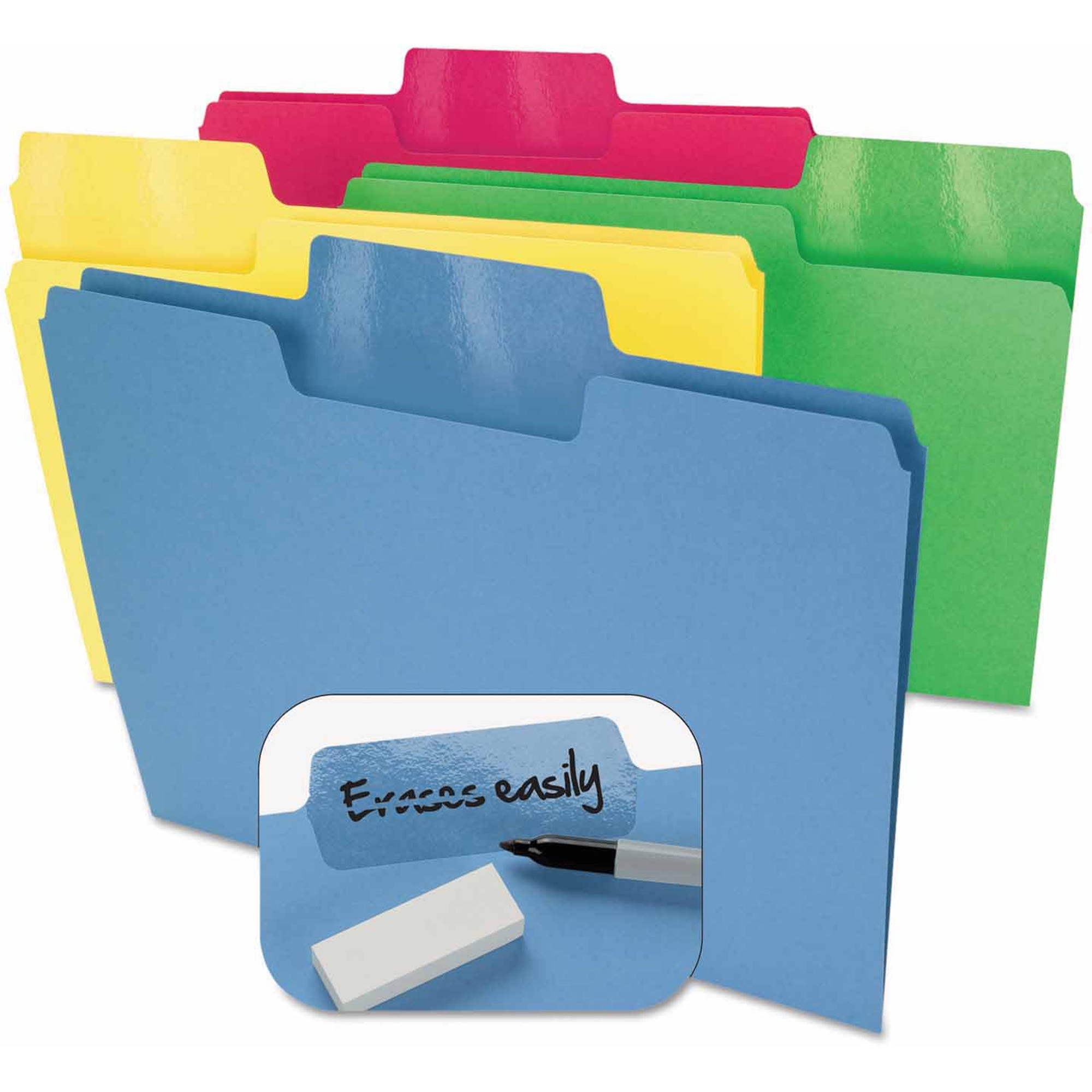 Smead File Folders, Straight Cut, Reinforced Top Tab, Manila, 100/Box