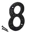 thumbnail image 1 of RCH Hardware NO-IR830-100 Iron House Number, 4 Inch, Black, 1 of 1
