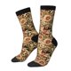 thumbnail image 1 of Balery Animal Leopard Calcetas Largas con Estampado para Hombre y Mujer – Suaves y Transpirables, Talla Única (US 5-11), 1 of 6