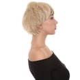 thumbnail image 5 of Blonde Short Womens Wig | Natural Looking Halloween Wig | Premium Breathable Capless Cap, 5 of 9