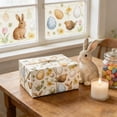 thumbnail image 4 of Kbndieu Easter Wrapping Paper Sheet, Holiday Gift Wrap with Easter Bunny, Egg, Blooming Spring Flowers Design for Easter, Spring Party, Baby Shower, Holiday, 27.5 x 19.6 inches Per Sheet, 4 of 6