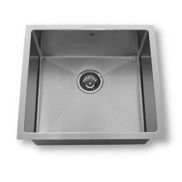 ONEX® Undermount Single Bowl 20"X18" -9"d Stainless Steel Square Sink OUS2018-SQR