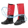 thumbnail image 5 of Uxcell Leg Gaiters, Waterproof Shoe Covers Adjustable Snow Boot Gaiter, Purple, L, 5 of 6
