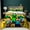 Color7, variant on Minecraft Bedding Set 3 Pieces Ultra Soft Comfortable Duvet Cover Set Game Breathable Quilt Cover with Pillowsham