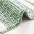 thumbnail image 3 of Bath mats for Bathroom Non Slip, Fluffy Absorbent Microfiber Bath mat Washable, Aesthetic Bathroom Rugs, Small Sage Green Striped Bath mat, Sage Green, 24" x 16", 3 of 8