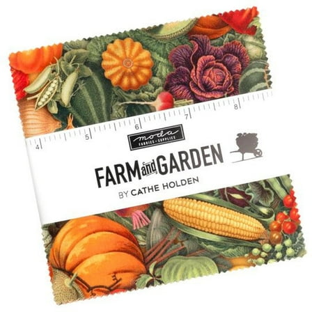Farm & Garden Charm Pack by Cathe Holden; 42 - 5" Precut Fabric Quilt Squares