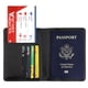 thumbnail image 5 of Funda protectora antimagnética para pasaporte, de piel sintética, para pasaporte, tarjetero, tarjetero, 5 of 6