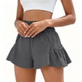 thumbnail image 5 of Admvng Shorts for Women Solid Breathable High Waisted Yoga Running Shorts, 5 of 7
