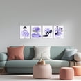 thumbnail image 2 of ZHONGYUTONG 4 Piece Makeup Canvas Wall Art Flower Dress High Heels Perfume Painting Women Fashion Pictures for Girl Bedroom Beauty Wall Decor Framed (28.00" x 42.00" x 4PCS), 2 of 5