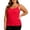 Red, variant on Tbopshirt Undershirts for Women Plus Size Maternity Shapewear Adjustable Spaghetti Strap Camisole with Built in Padded Bra Adjustable Strap Sleeveless Tank Top