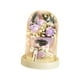 thumbnail image 4 of Ramos de flores de jabón, flores preservadas, jabón en cúpula de cristal para aniversario Violeta, 4 of 9