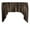 Brown, variant on Shiny Satin Solid Swag Window Valance 72" Wide / 36" Tall