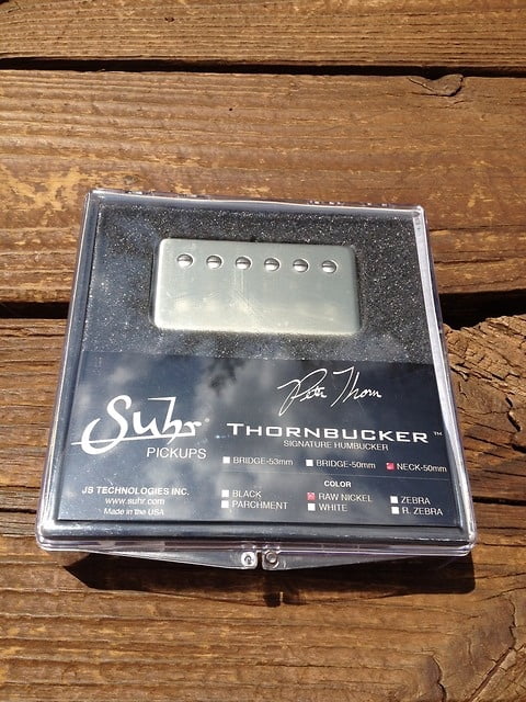 SUHR Thornbucker PAF Neck Rhythm Humbucker Pickup Raw Nickel