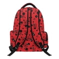 thumbnail image 2 of FUIALDOLG Ladybug Print Bookbag with Lightweight, Durable multi-tasche 17 Inch School Bag for Back to School Elementary, 2 of 8