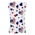 thumbnail image 5 of Enjoytime 4Th of July Women Tank Plus Size Fashion V-Neck Star Print Sleeveless Vest Tops Casual Comfort Loose Festival Summer Holiday Outfits for Women, 5 of 5