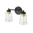 thumbnail image 5 of Millennium Lighting  Abilene 2/3 Light Vanity Fixture 2 Light - Matte Black, 5 of 5