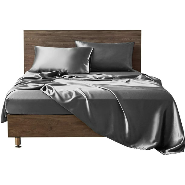 Mr Hm Satin Bed Sheets Twin Xl Size, Twin Xl Bedding Size In Cm