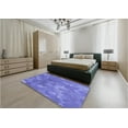 thumbnail image 4 of Ahgly Company Indoor Rectangle Patterned Purple Mimosa Purple Area Rugs, 5' x 7', 4 of 6