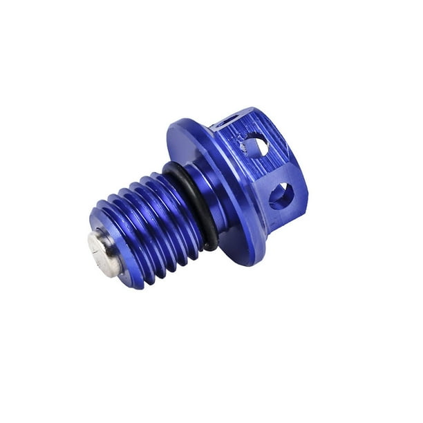 Kenally Tornillo de tuerca de drenaje de aceite de motor de motocicleta ATVs M12, tornillos universales de modificación de motocicleta, piezas Accesorios para motos Azul