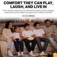 thumbnail image 2 of BROOKLYN VERTICAL 3-Pack Boys Fleece Cotton Joggers Sweatpants with Reflective Zipper Pocket and Drawstring | Small-XL, 2 of 7