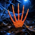 thumbnail image 6 of 2pcs Glow-in-the-Dark Skeleton Hands, Plastic Halloween Realistic Life Sized Skeleton Hand Decoration Skull Bone for Halloween Party Haunted House Decoration Cosplay Props, 6 of 6