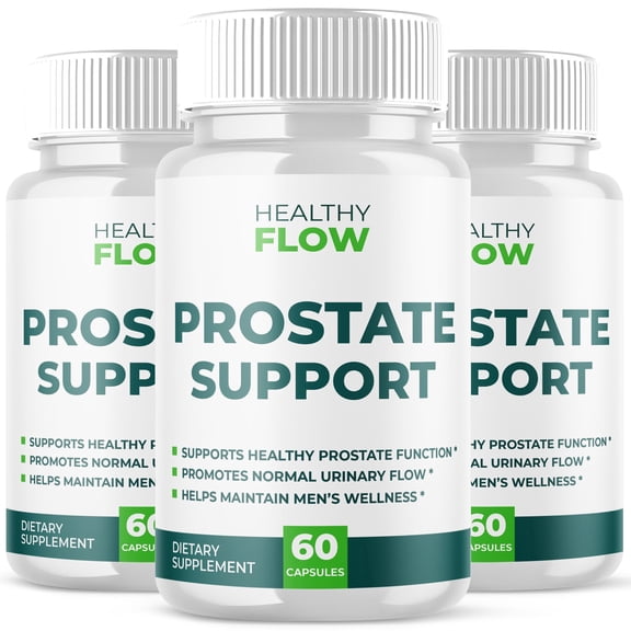 Healthy Flow Prostate Support Advanced Formula Pills Max Strength Wellness Support Supplement 180 Capsules